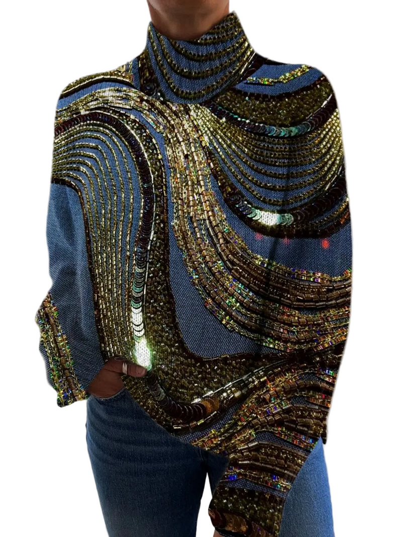 Maglione Charlotte — Collo Alto Natalizio