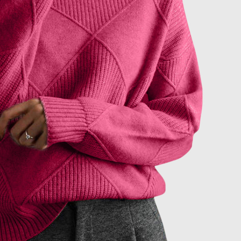 Maglione Angela — Collo Alto in 7 Colori