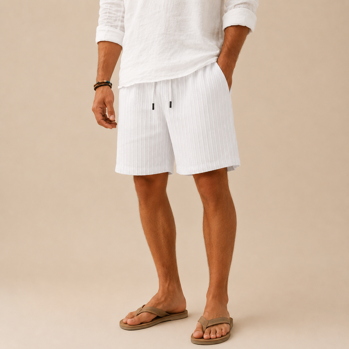 Pantalón Corto Playero para Hombre – Ligero y Cómodo