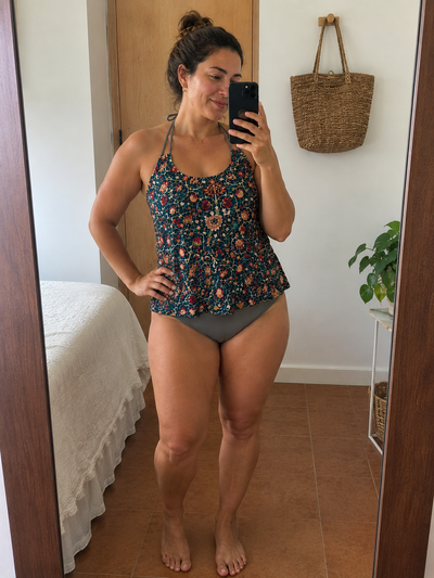 Foto del cliente sobre Alba | Tankini Reductor con Escote en V
