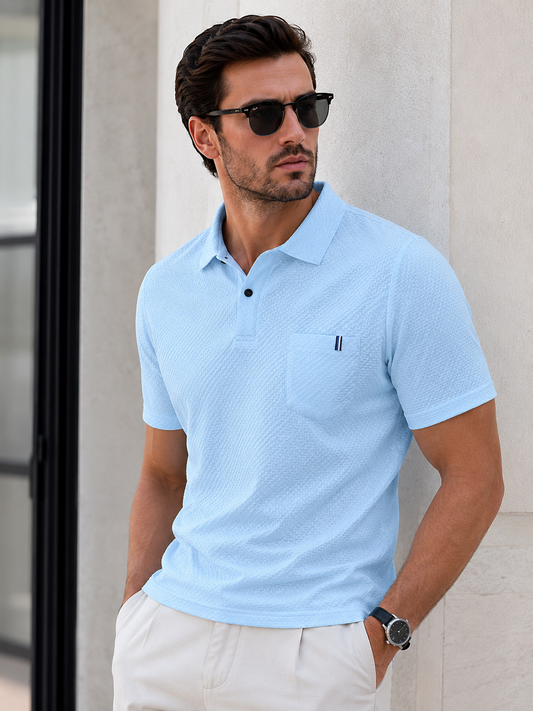 Polo Texturizado Premium para Hombre