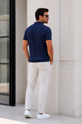 Polo de Punto Texturizado para Hombre