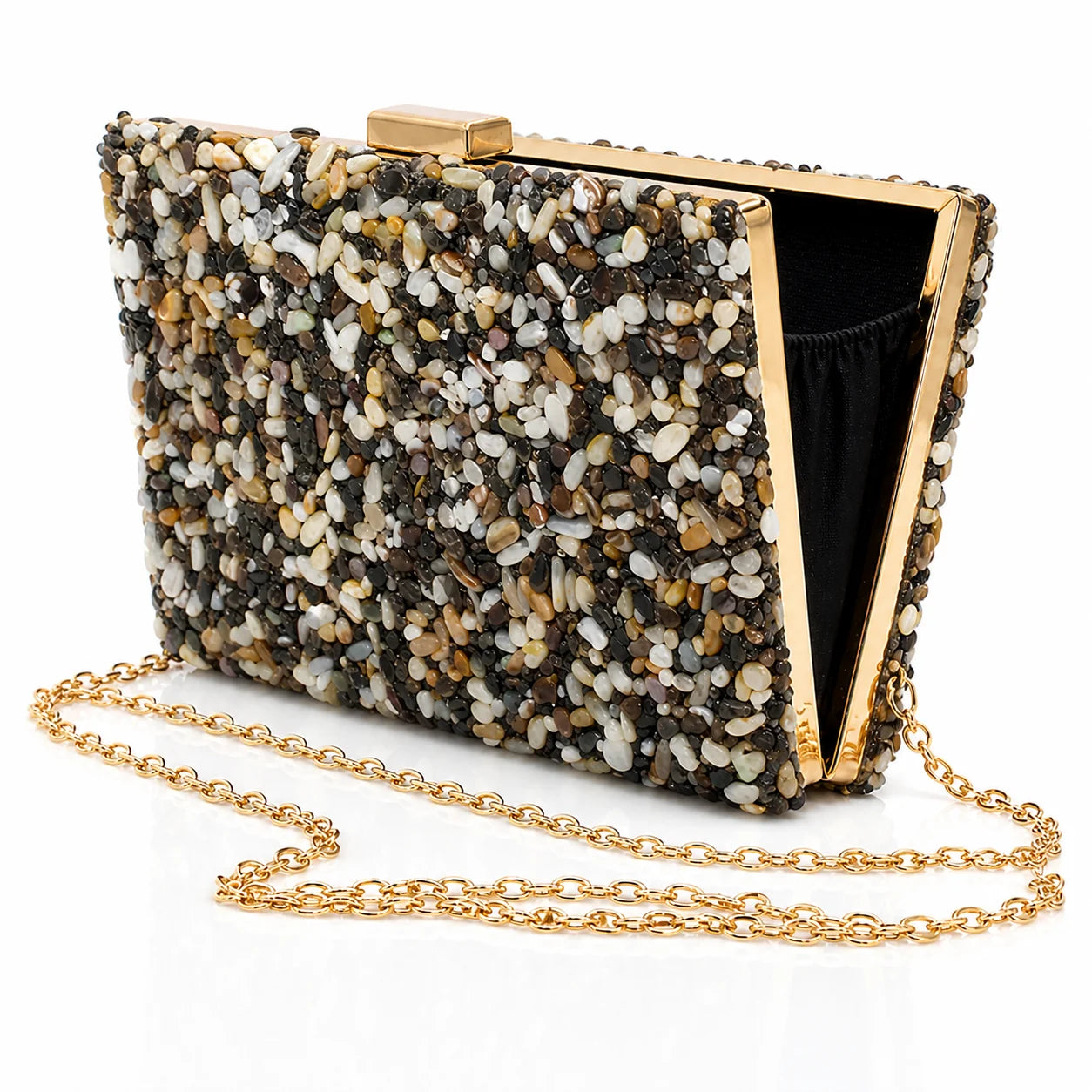 Clutch de Fiesta con Pedrería - interior