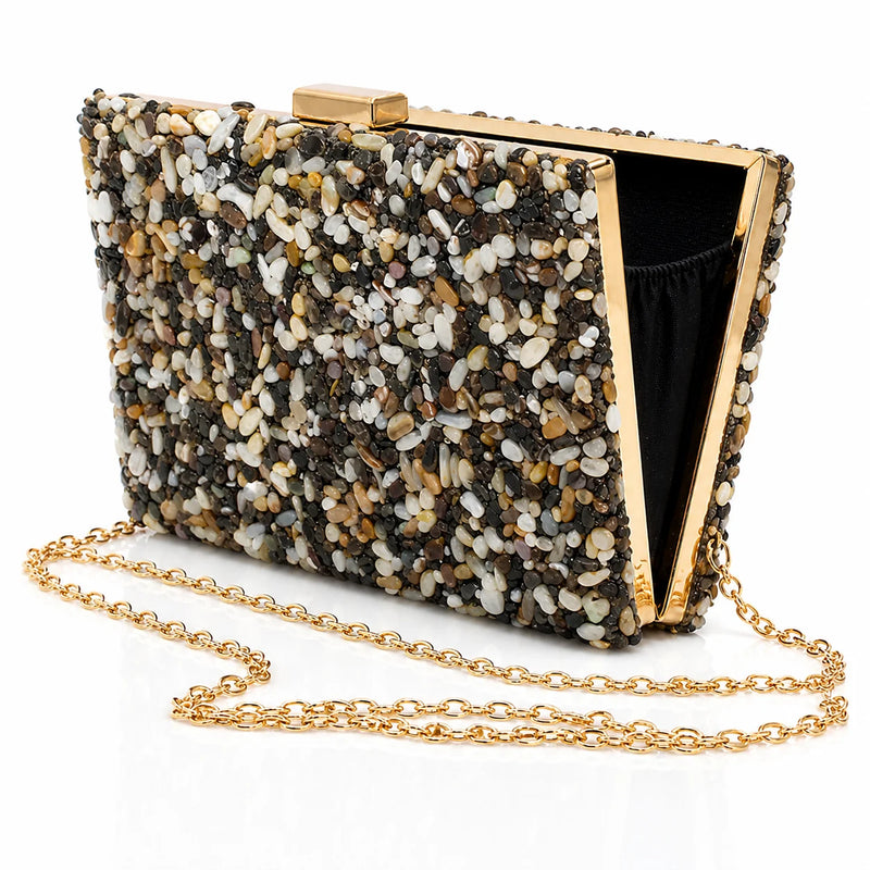 Clutch de Fiesta con Pedrería - interior