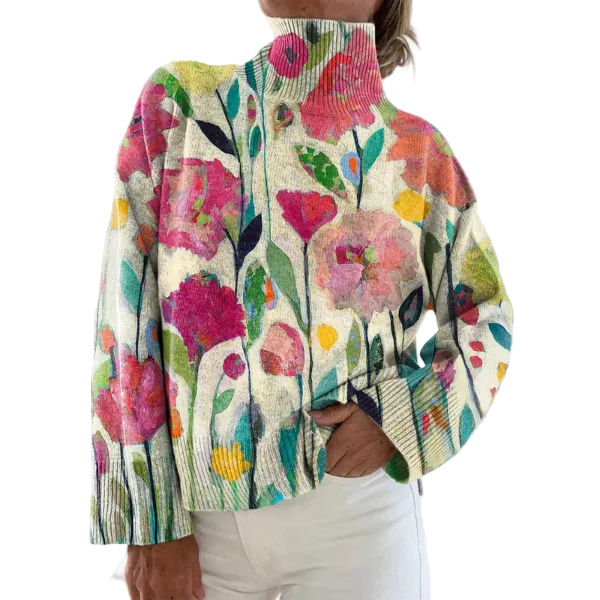 Maglione Lucy — Collo Alto Vintage