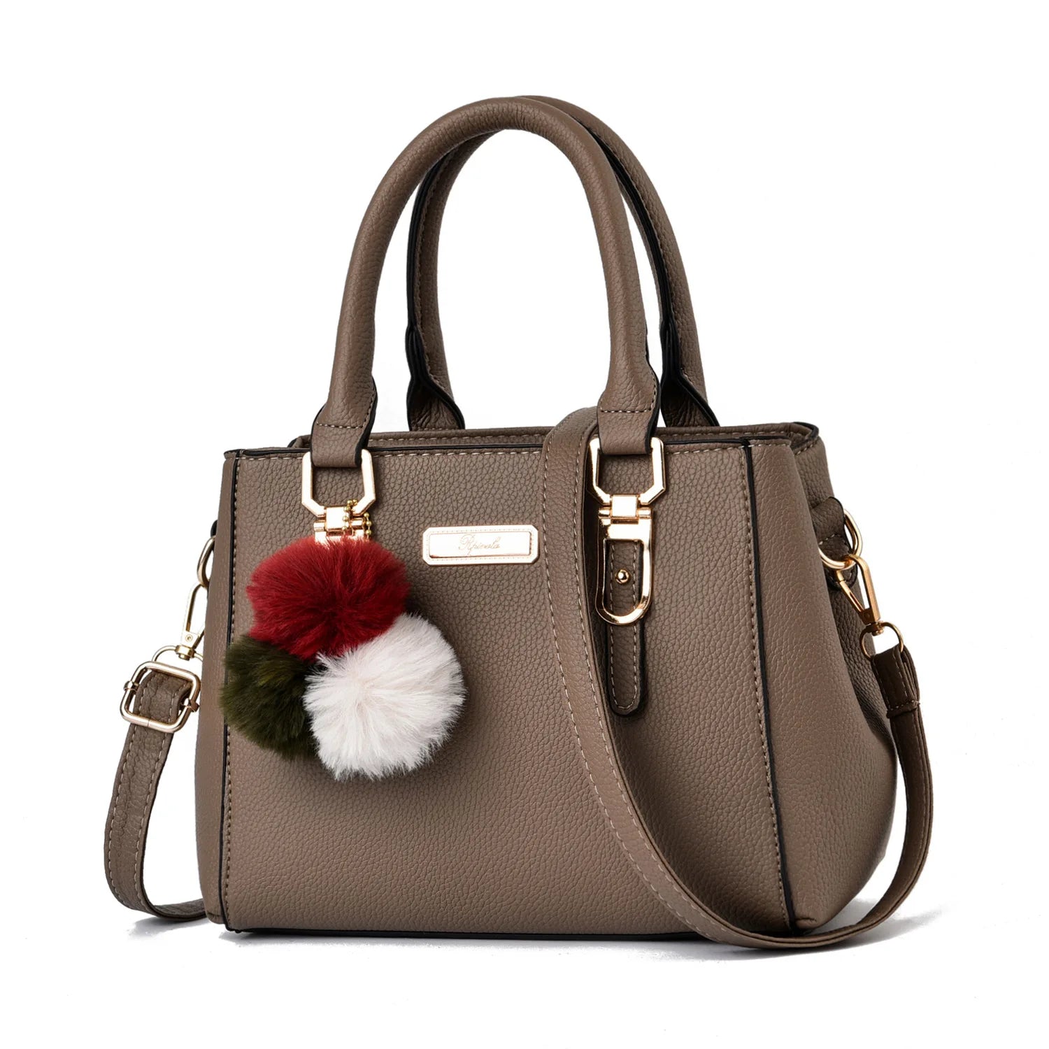 Bolso de Mano con Colgante Decorativo - modelo