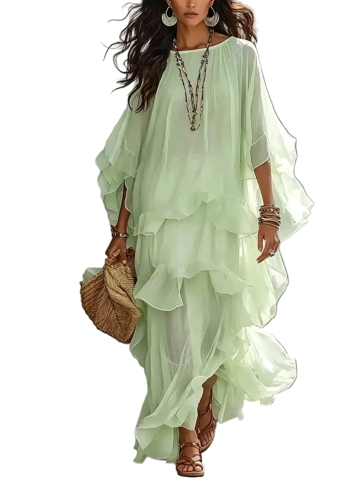 Vestido Marbella Verde Claro