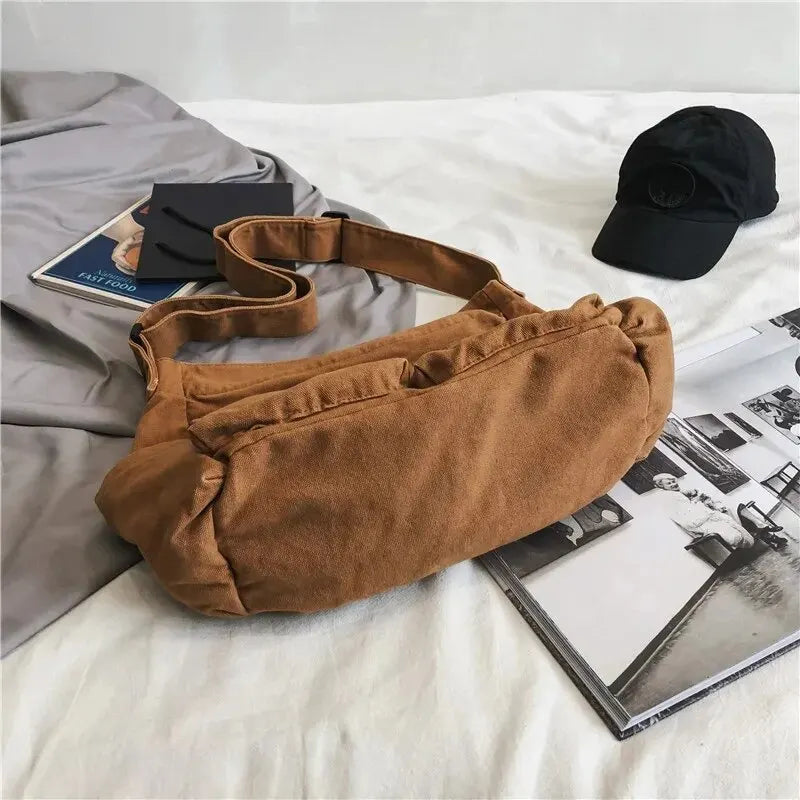 Bolso Bandolera Vintage de Lona - colores