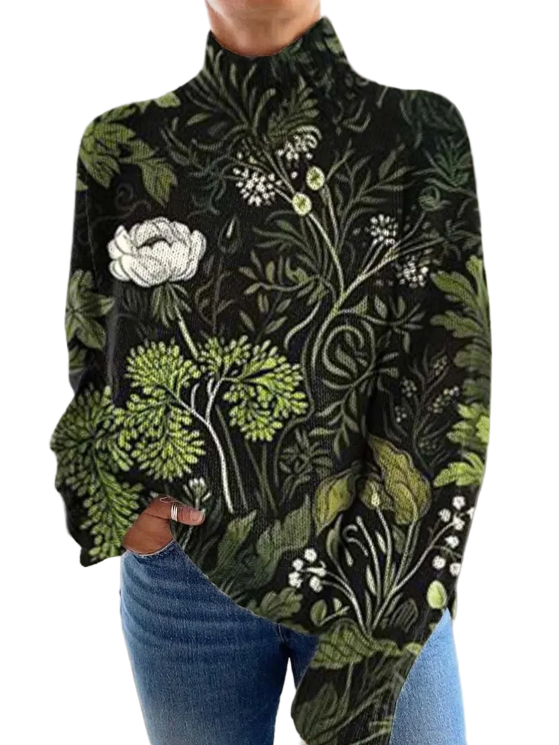 Maglia Willow — Collo Alto Botanico