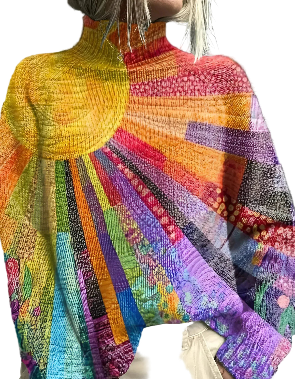 Jersey Ada — Cuello Alto Alegre y Colorido