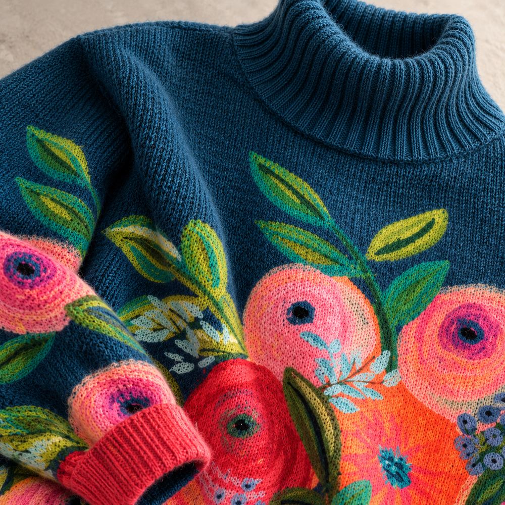 Maglione Alice — Collo Alto in Maglia Morbida