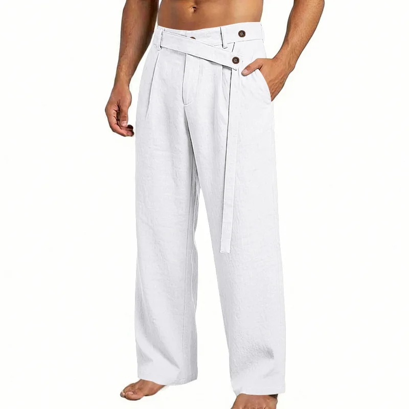 Pantalones Gurkha de Lino para Hombre