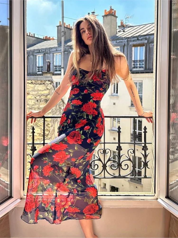 Vestido Largo Floral
