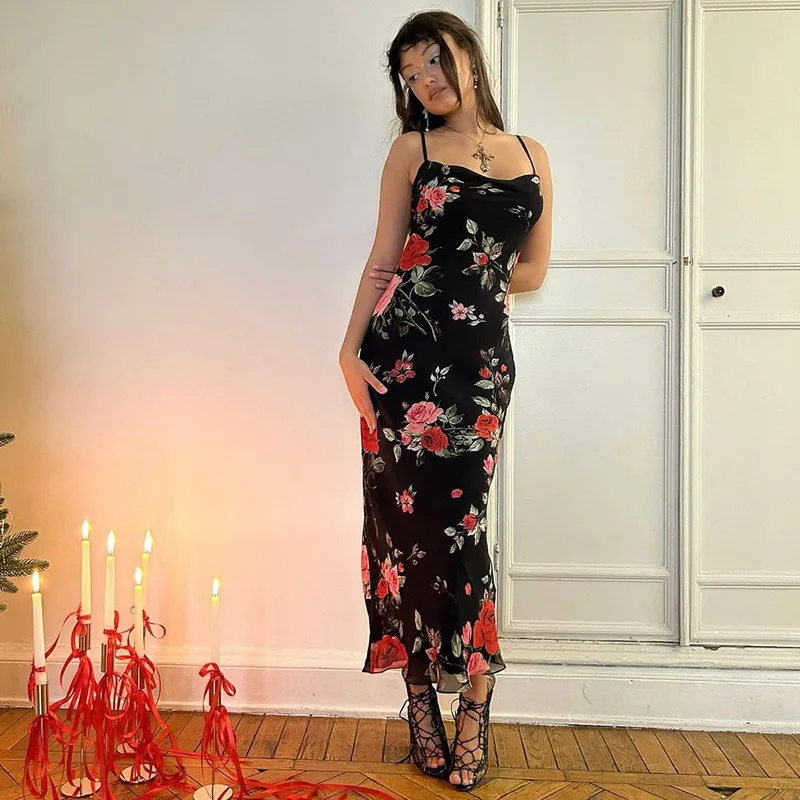 Vestido Largo Floral
