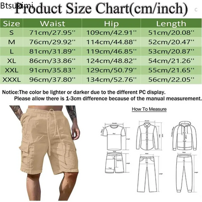 Pantalón Corto Cargo para Hombre – Estilo Urbano y Playero