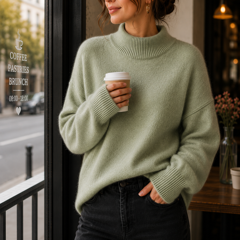 Maglione Juniper — Collo Alto Oversize