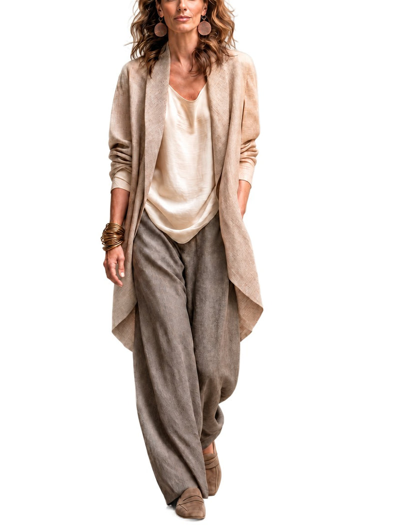 Conjunto Costanza — Tres Piezas con Pantalón Palazzo
