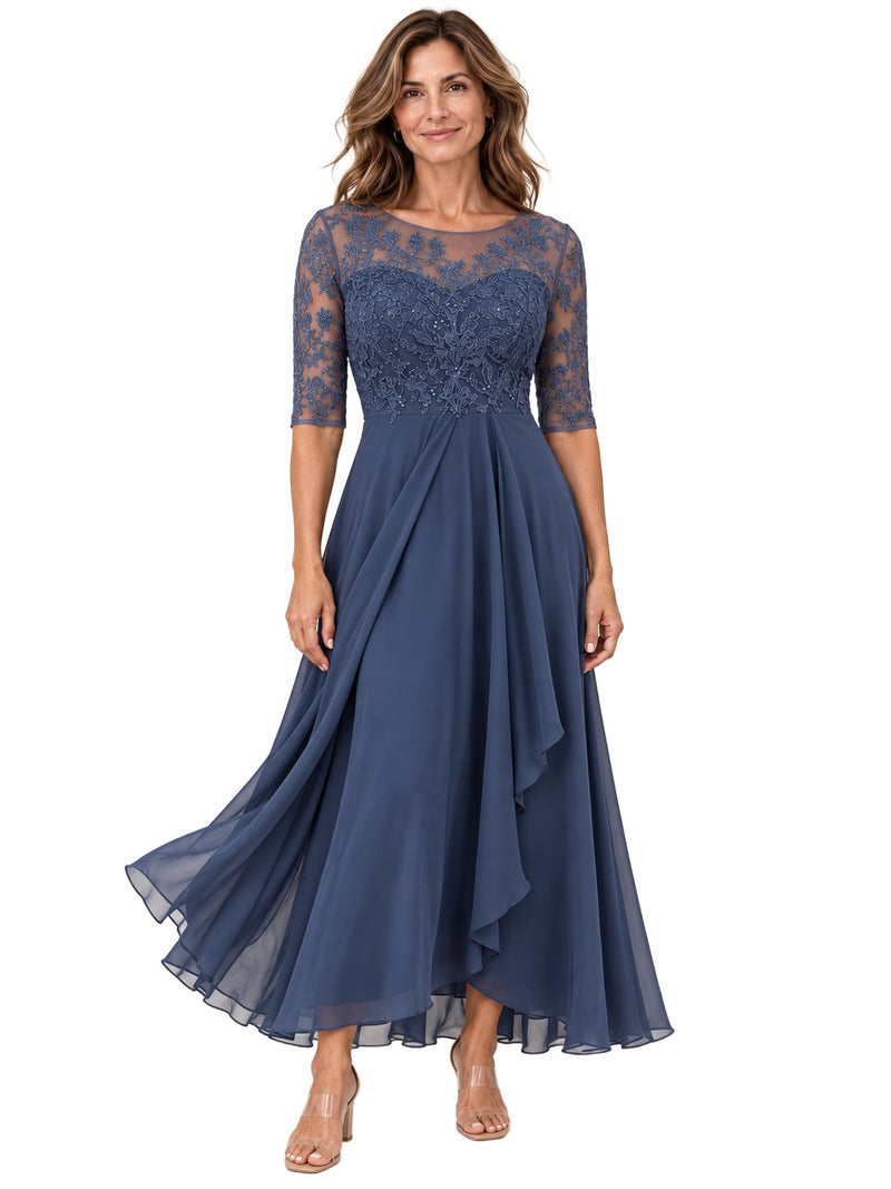 Vestido Rhonda — Midi de Encaje Elegante