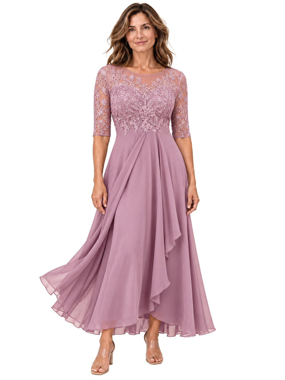 Vestido Rhonda — Midi de Encaje Elegante